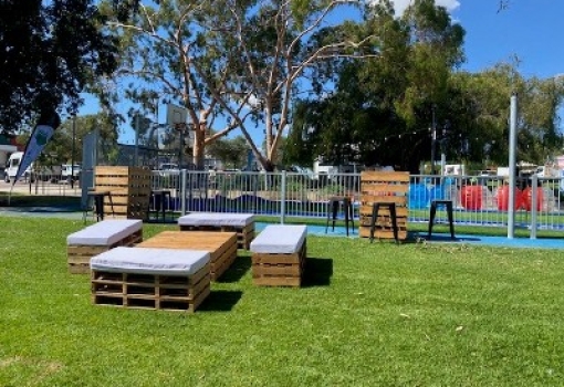 Transform Your Outdoor Events with Pallet Furniture from Event Marquees in Perth